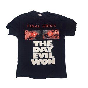 Final Crisis Graphic T-Shirt The Day Evil Won M Black